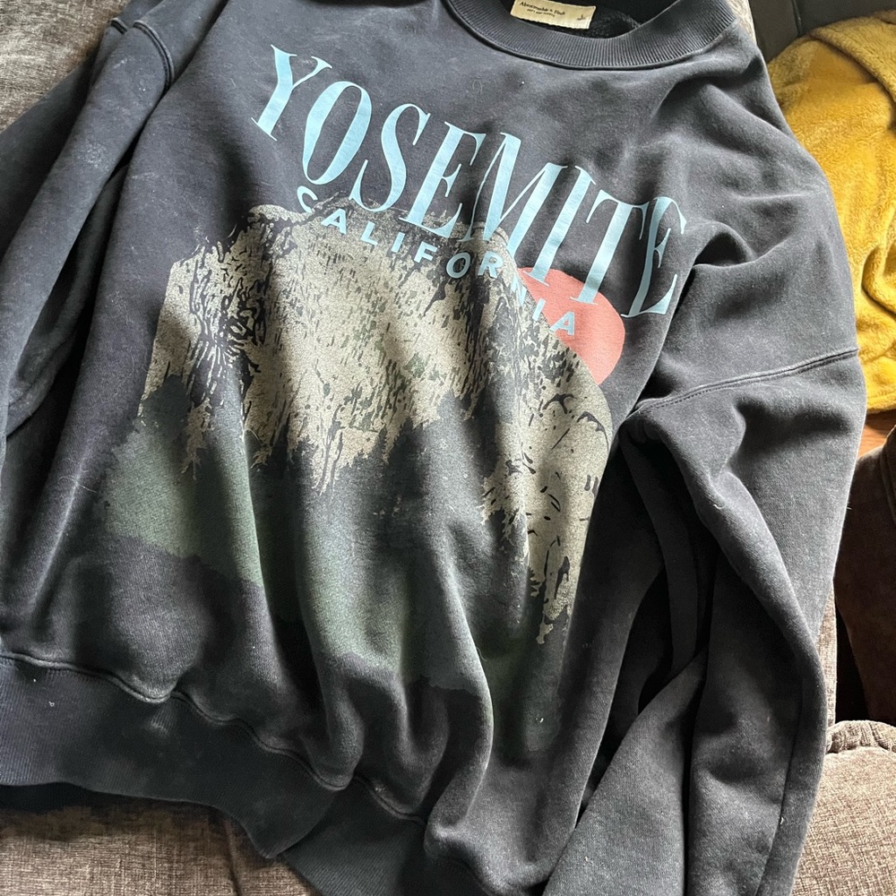 Abercrombie & Fitch Yosemite Graphic Crewneck Sweater
